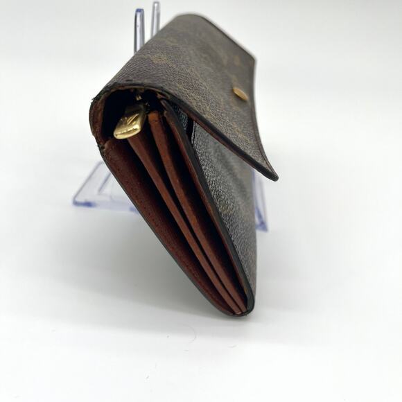 LOUIS VUITTON Monogram Leather Long Wallet with CERTIFICATE of AUTHENTICATION - Picture 14 of 16